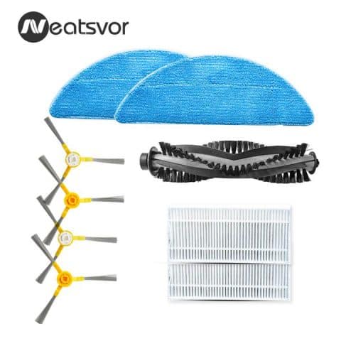 Spare part for Robot Vacuum Cleaner Neatsvor X500 X520 X600 Side Brush 2pair HEPA 2pc Mop 720x